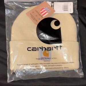Carhartt Cream Beanie